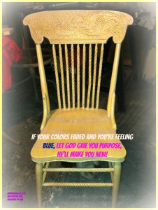 yellow chair PURPOSE